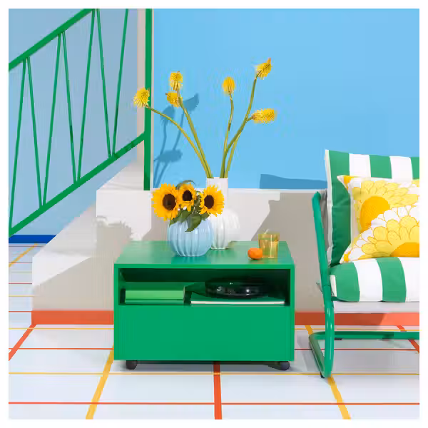 SKOGSTUNDRA СКОГСТУНДРА Ваза - голубой 15 см - фото 3