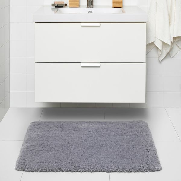 Коврик для ванной, серый 65x100 см IKEA ALMTJÄRN АЛЬМТЬЕРН 504.653.94 - схема-чертеж с размерами