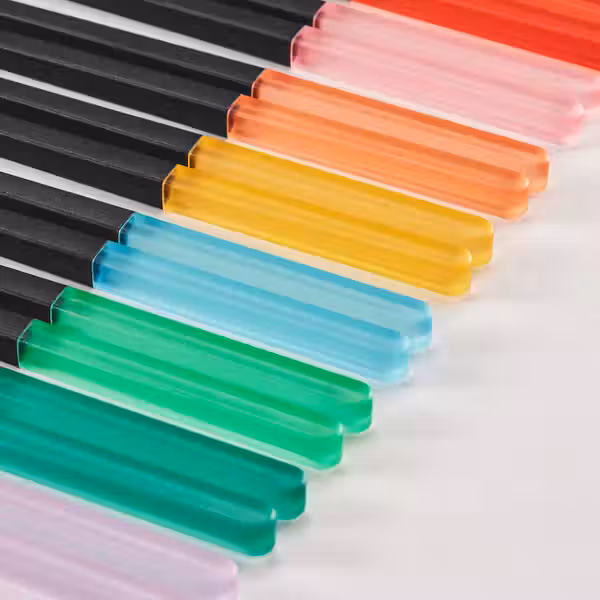 ÅRFENHAJ Палочки д/еды, 8 пар - разноцветный - схема-чертеж с размерами