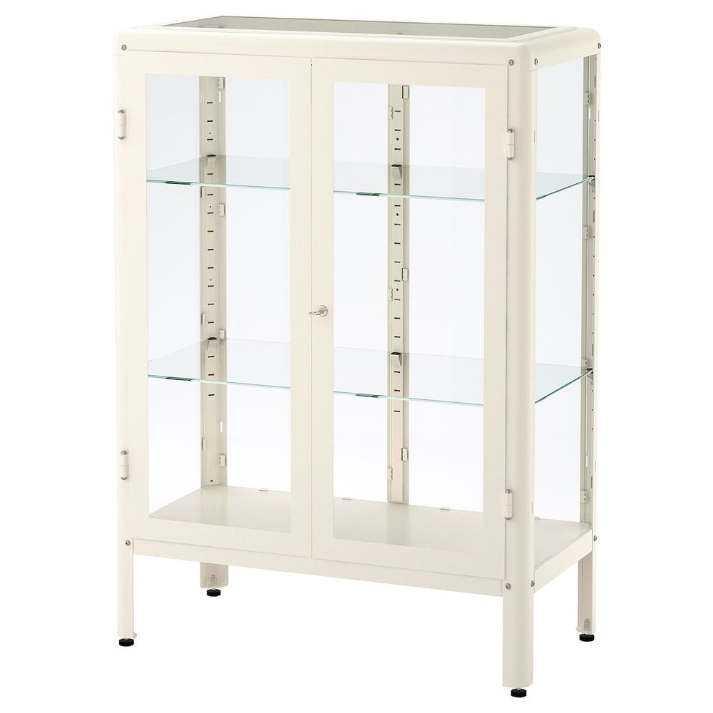 Шкаф-витрина, белый 81x113 см IKEA FABRIKÖR ФАБРИКОР 704.005.75 - фото 1
