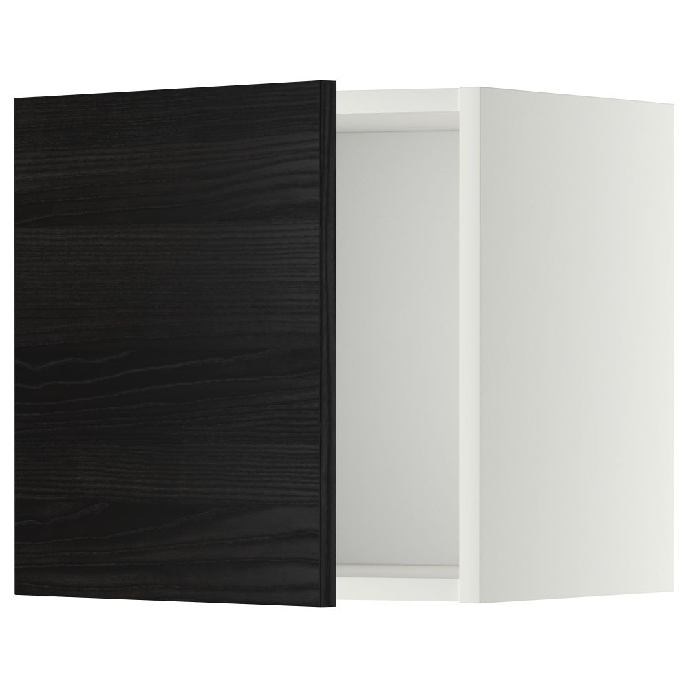 Шкаф навесной МЕТОД, белый, Тингсрид черный - схема-чертеж с размерами