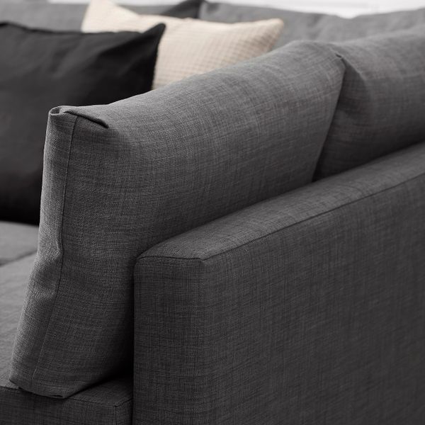 Подушка, Шифтебу темно-серый 67x47 см IKEA FRIHETEN ФРИХЕТЭН 704.640.39 - фото 3