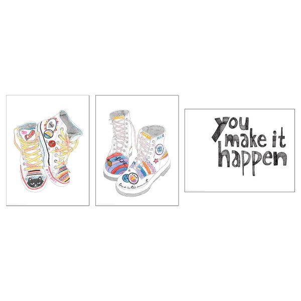 Постер, Make it happen, 30x40 см IKEA БИЛЬД 104.481.94 - фото 1