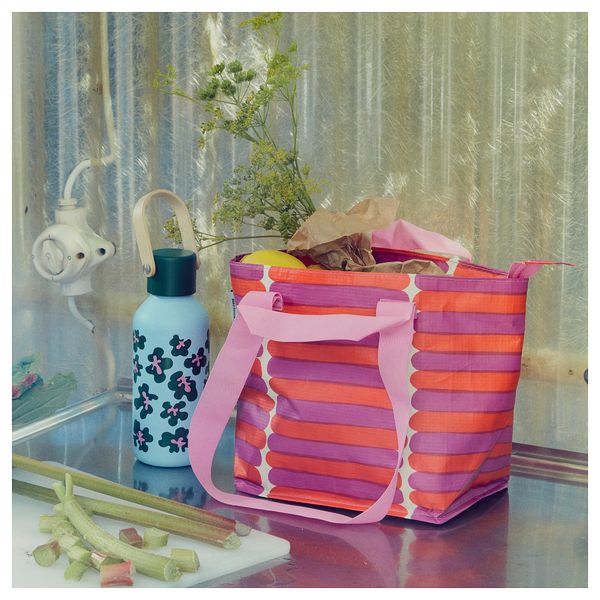 Сумка, 22x22x15 см/7 л, розовый IKEA BASTUA 905.426.68 - фото 5