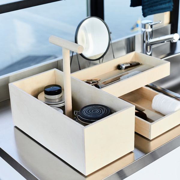 Ящик-сундук, березовая фанера 36x18x31 см IKEA RÅVAROR РОВАРОР 904.546.52 - схема-чертеж с размерами