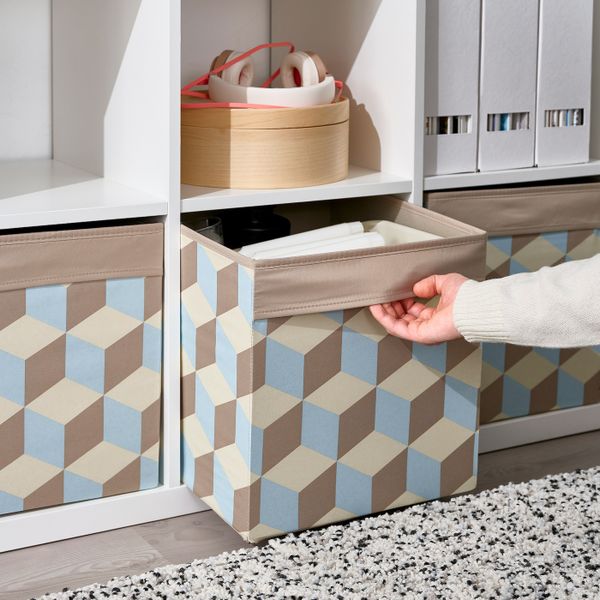 Коробка, разноцветный 33x38x33 см IKEA DRÖNA ДРЁНА 004.964.06 - фото 4