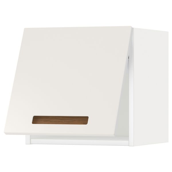 Горизонтальный навесной шкаф МЕТОД, белый, Мэрста белый - схема-чертеж с размерами