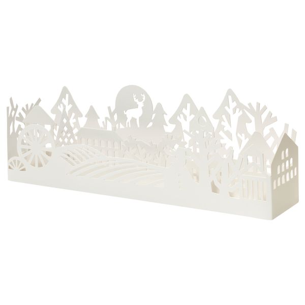 Декоративная подсветка, светодиодная СТРОЛА, деревня белый - схема-чертеж с размерами