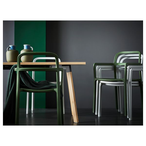 Легкое кресло для дома/сада, зеленый IKEA ЮППЕРЛИГ 403.474.43 - фото 6