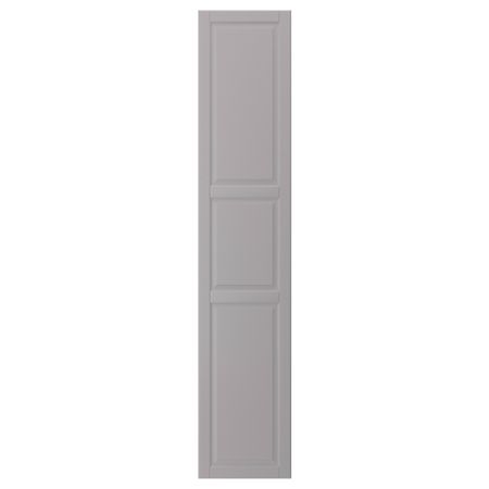 Дверь, серый, 40x200 см IKEA BODBYN БУДБИН 202.210.34