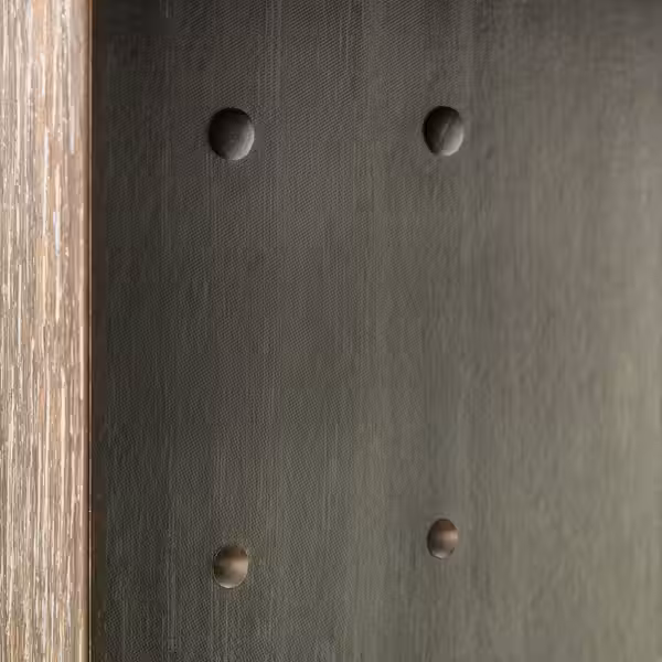 VARIERA Заглушка - чёрный - схема-чертеж с размерами