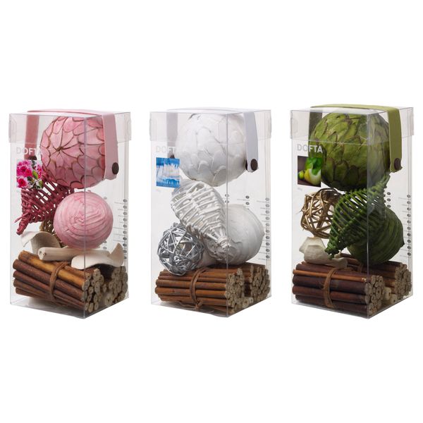 Цветочная отдушка в коробке ДОФТА, ароматический разные цвета - схема-чертеж с размерами