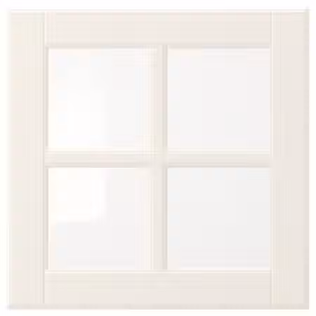 BODBYN Стеклянная дверь - белый с оттенком 40x40 см