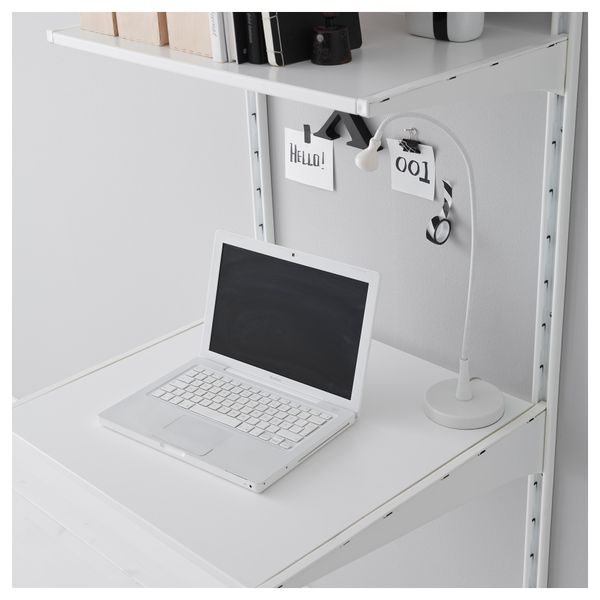 Настенная шина, полки АЛЬГОТ, белый (66x61x197 см) - фото 3