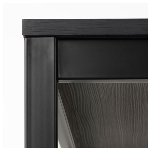 Подстолье ТЭРЕНДО, черный (110x67 см) - схема-чертеж с размерами