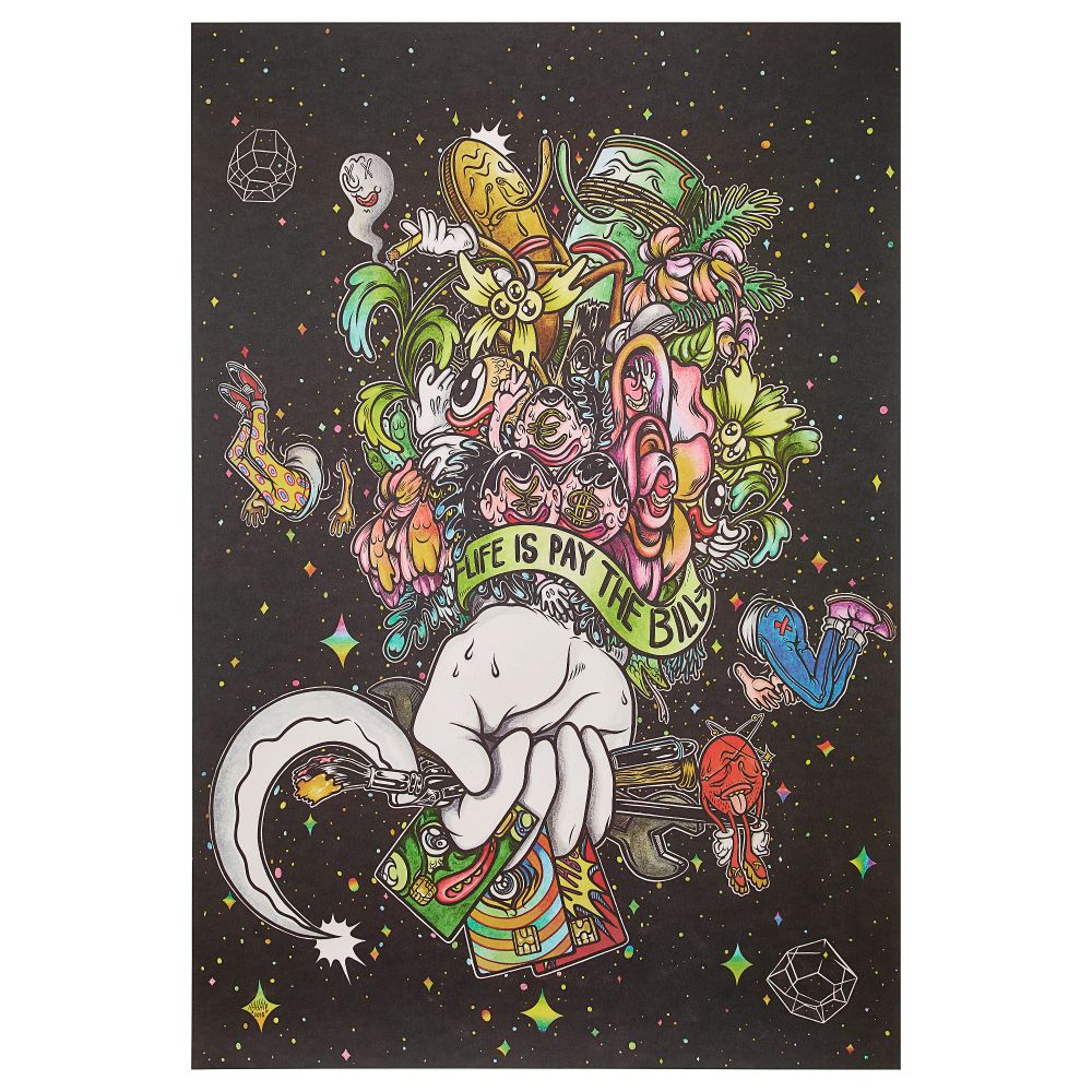 Постер ИКЕА АРТ-ИВЕНТ 2017, Life is pay the bill (61x91 см) - фото 1