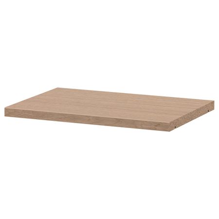 Полка дополнительная, дубовый шпон, беленый 36x26 см IKEA BILLY БИЛЛИ 104.042.70