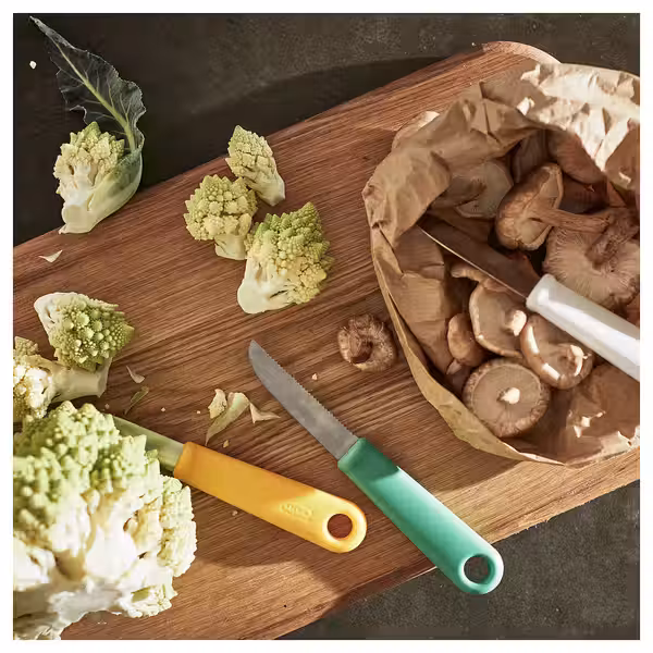 UPPFYLLD Нож для чистки овощей/фруктов,3 шт. - разные цвета - фото 4