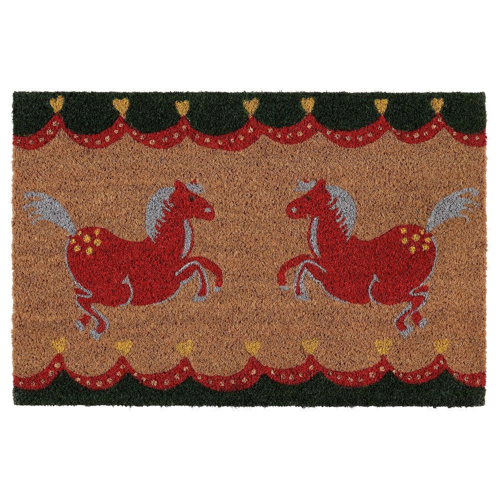 Придверный коврик, 40x60 см, естественный, бежевый лошадь IKEA VINTERFINT 105.671.77 - фото 1