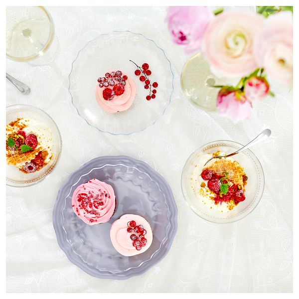 Тарелка десертная ДРЁМБИЛЬД, прозрачное стекло (19 см) - фото 7