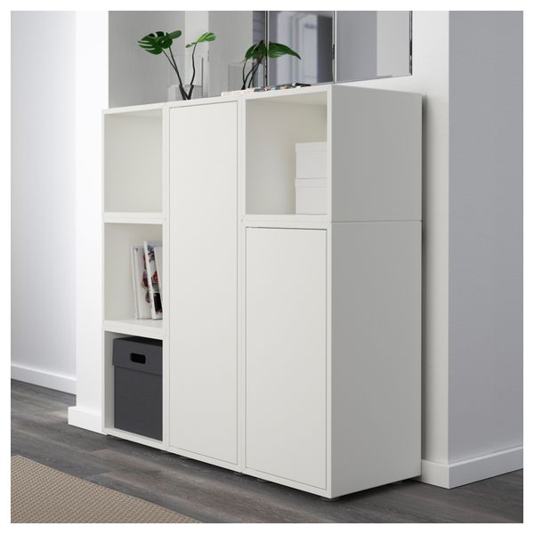 Комбинация шкафов с ножками ЭКЕТ, белый (105x35x107 см) - фото 2