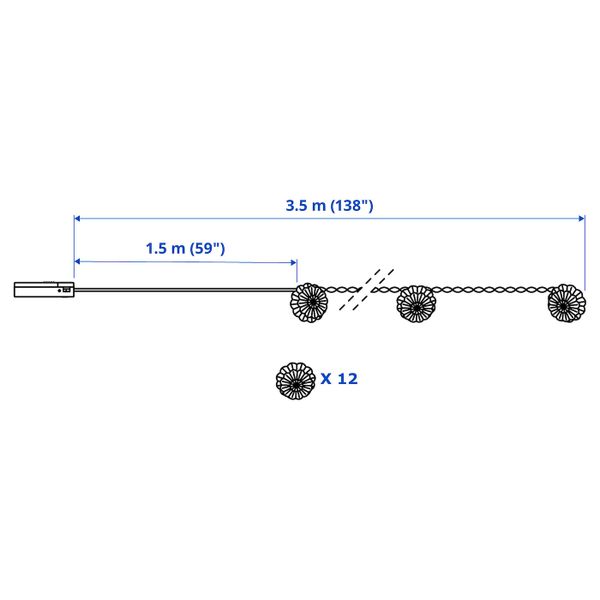 IKEA, дополнительный ракурс - схема-чертеж с размерами