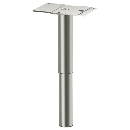 Ножка, круглой формы/нержавеющая сталь 15/25 см IKEA GODMORGON ГОДМОРГОН 703.498.41