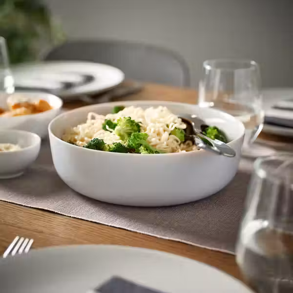 VITBLECKA ВИТБЛЕККА Сервировочная миска - светло-серый 22 см - фото 3