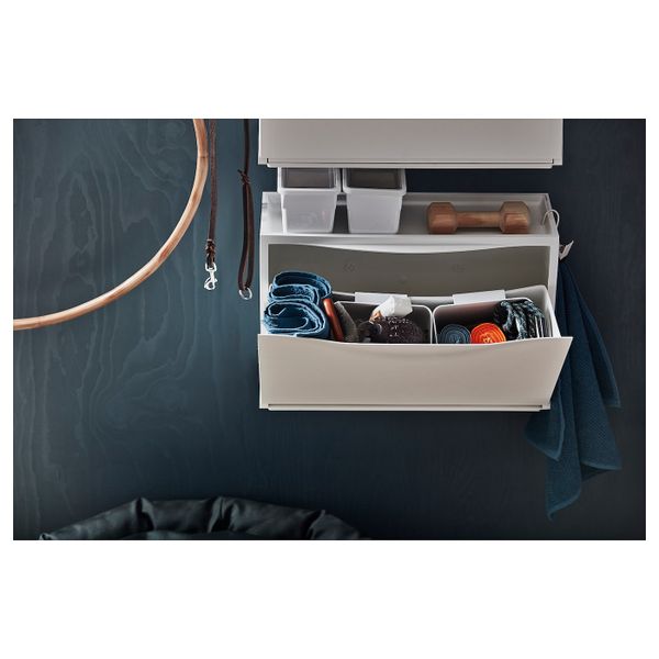 Галошница/шкаф, белый 52x18x39 см IKEA TRONES ТРОНЭС 603.973.09 - фото 7