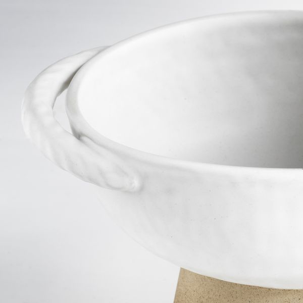 Сервировочная миска, бежевый белый/ручная работа 15 см IKEA LOKALT ЛОКАЛЬТ 604.978.94 - фото 2
