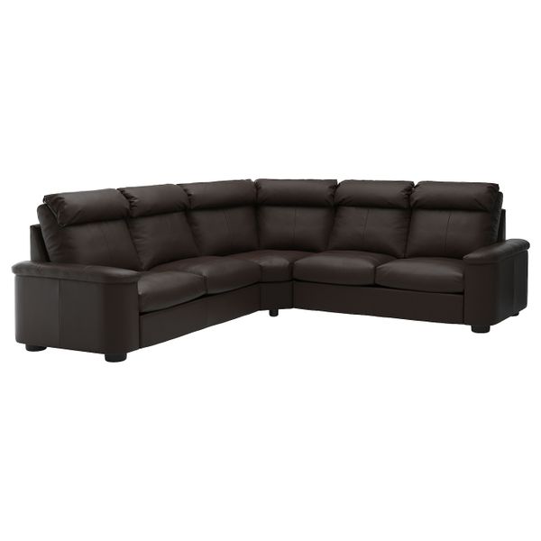 5-местный угловой диван, Гранн/Бумстад темно-коричневый IKEA LIDHULT ЛИДГУЛЬТ 392.573.96 - фото 1