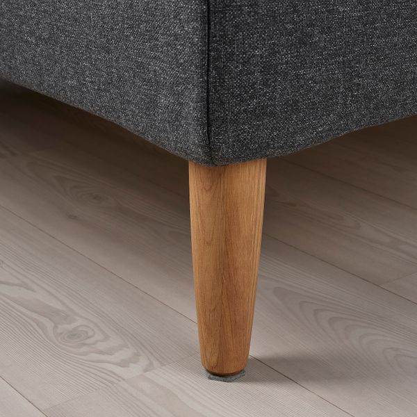 Каркас кровати с обивкой, Гуннаред темно-серый 180x200 см IKEA IDANÄS ИДАНЭС 504.589.49 - фото 6