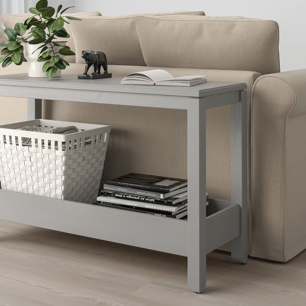 Консольный стол, серый 100x35x63 см IKEA HAVSTA ХАВСТА 204.225.51 - фото 3