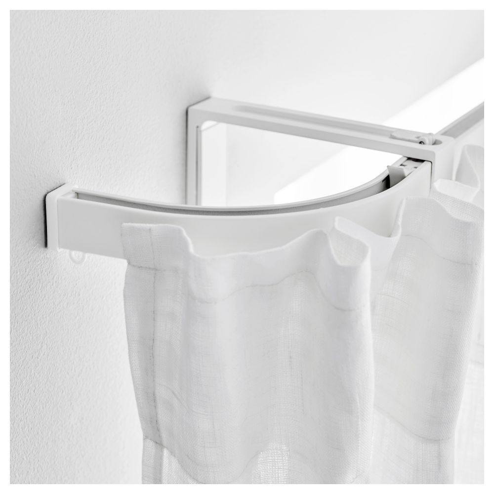 Угловое соединение для одинарной шины ВИДГА, белый - фото 1