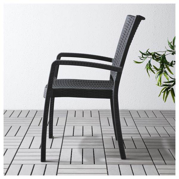 Садовое кресло ИННАМУ, темно-серый - фото 2