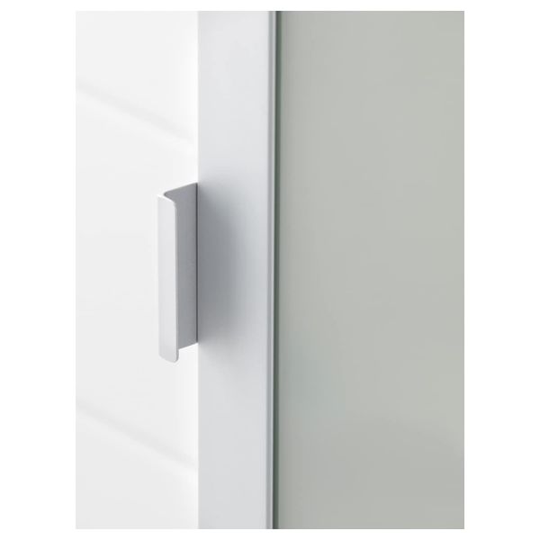 Шкаф высокий, белый/алюминий 30x38x179 см IKEA LILLÅNGEN ЛИЛЛОНГЕН 403.690.29 - фото 3