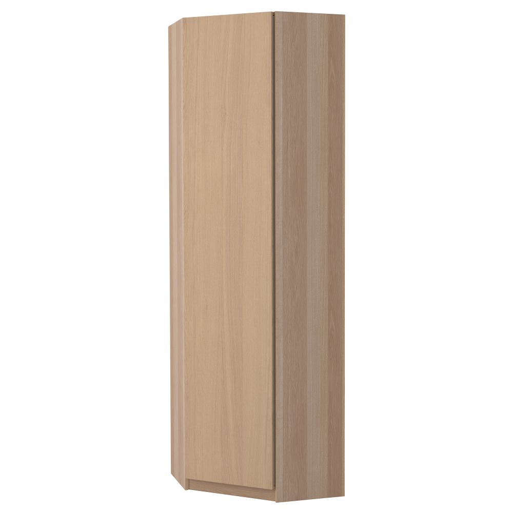 Гардероб угловой ПАКС, беленый дуб, Нексус беленый дуб - фото 1