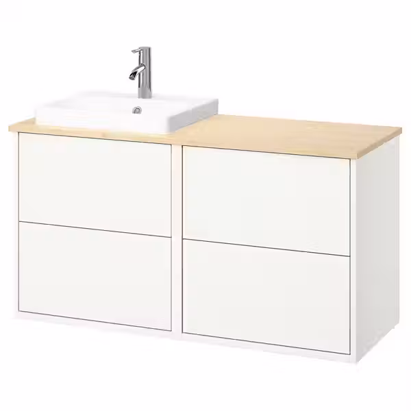 HAVBÄCK / ORRSJÖN ОРРШЁН Шкаф п-раковину/раковина/смеситель - фото 1