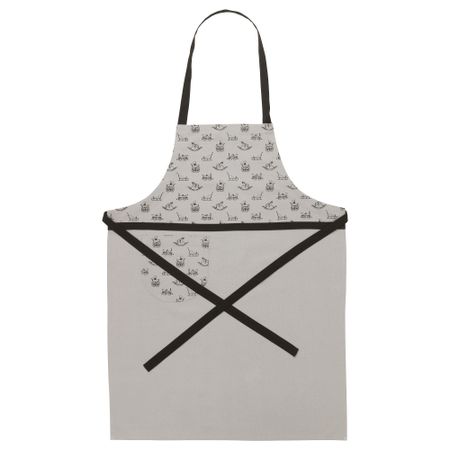 Фартук ВИНТЕР 2015, серый, черный