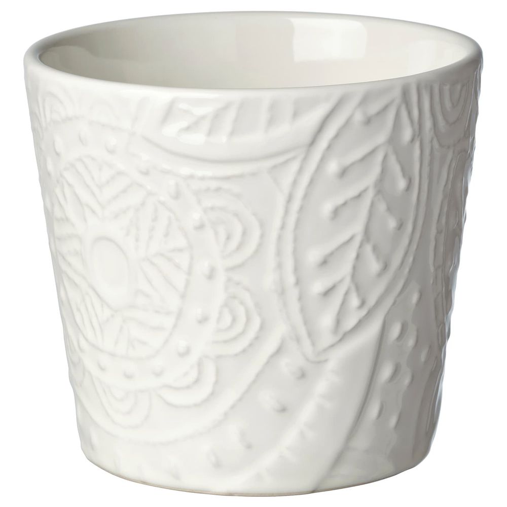 Кашпо, белый, 9 см IKEA ВИНТЕРФЕСТ 204.328.71 - фото 1