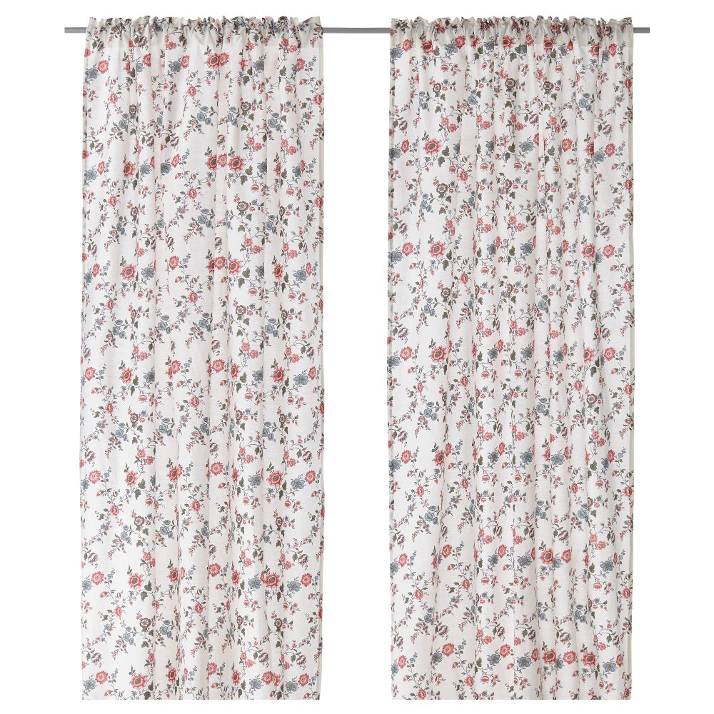 Гардины, 1 пара РАПУНКЕЛЬ, цветок (145x300 см) - фото 1