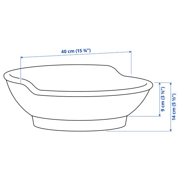 IKEA, дополнительный ракурс - схема-чертеж с размерами