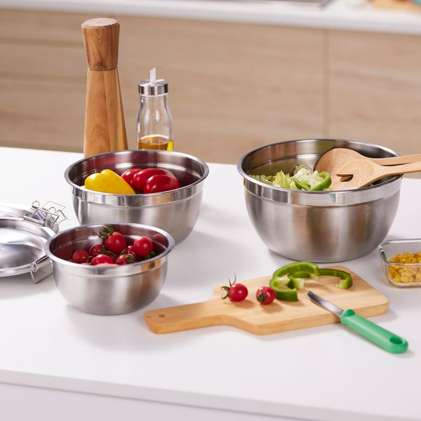 Миска с крышкой, 3 шт. IKEA CIKLID 605.592.74 - фото 3