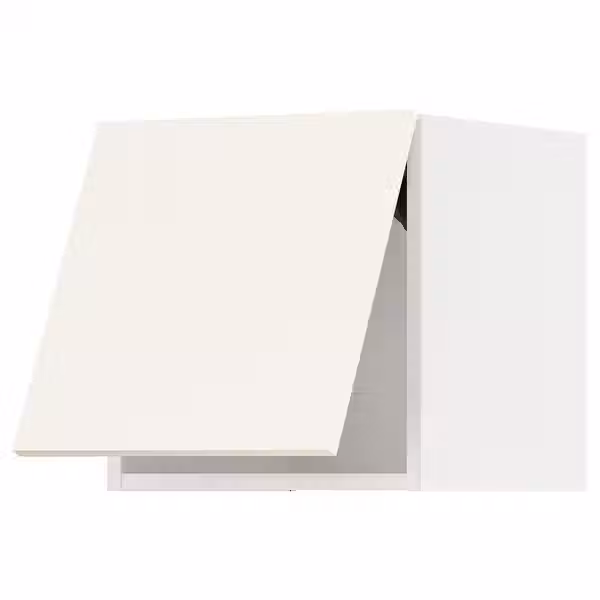 METOD Горизонтальный навесной шкаф - белый/Vallstena белый 40x40 см - фото 1