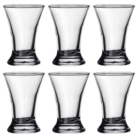 Стопка/рюмка для ликера ВАРИАНТ/ТЕСТ, прозрачное стекло (5 сл)