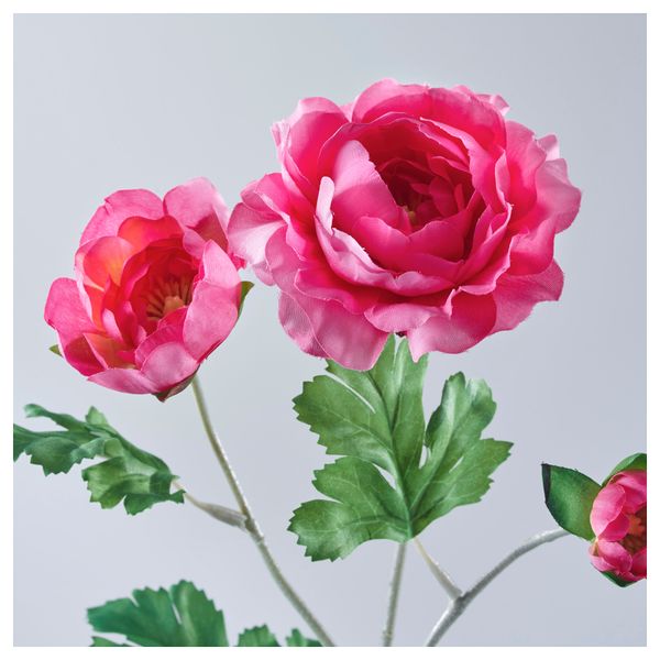 Цветок искусственный СМИККА, лютик розовый (45 см) - фото 3