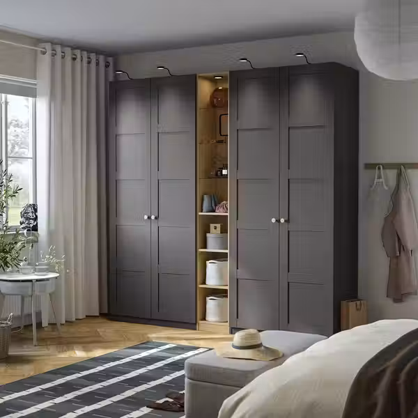 PAX / BERGSBO Гардероб, комбинация - схема-чертеж с размерами