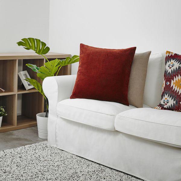 Чехол на подушку, красный 50x50 см IKEA ÅSVEIG ОСВЕЙГ 004.900.89 - схема-чертеж с размерами