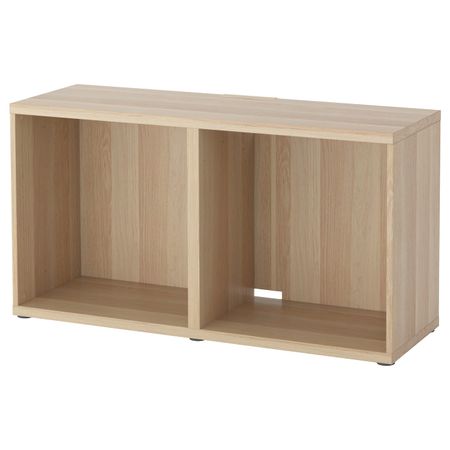 Тумба под ТВ, под беленый дуб 120x40x64 см IKEA BESTÅ БЕСТО 603.058.85