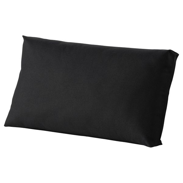 Подушка для садовой мебели КУНГСЭ, черный (62x37 см) - фото 1
